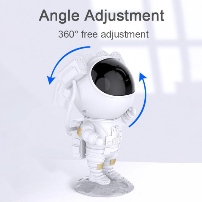 Astronaut Galaxy Projector with Remote Control - 360° Adjustable