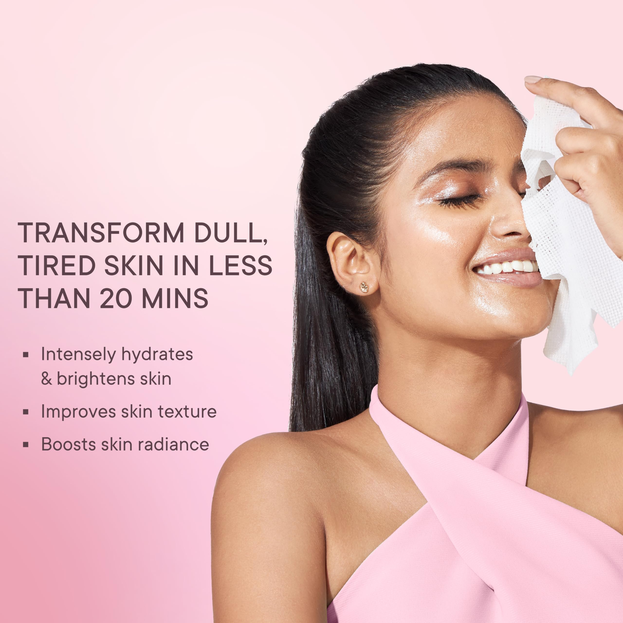 Quench Snail Mucin Korean Collagen Boost Mask with Niacinamide & Hyaluronic Acid for Glass Skin